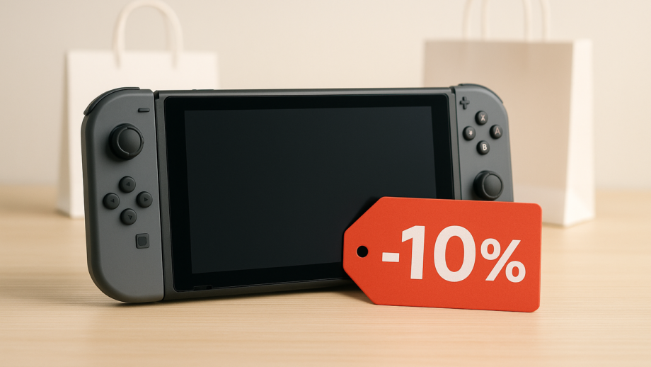 Photorealistic technology image inspired by the article: Τι επέλεξαν οι αναγνώστες του Tom's Hardware την Prime Day: Switch 2 και φορητές οθόνες στ