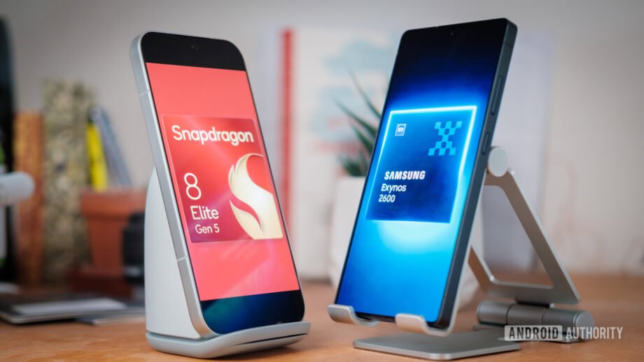 Photorealistic technology image inspired by the article: Exynos 2700: Μπορεί να ξεπεράσει το Snapdragon στα Galaxy S27;
