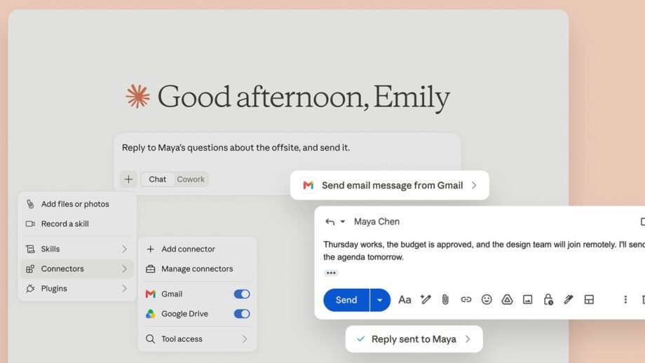 Το AI Claude της Anthropic στέλνει τώρα email στο Gmail χωρίς έγκριση χρήστη