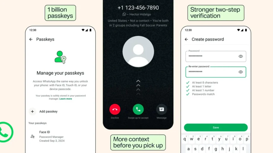 WhatsApp ενισχύει την ασφάλεια με πολλαπλά passkeys και ισχυρότερη επαλήθευση